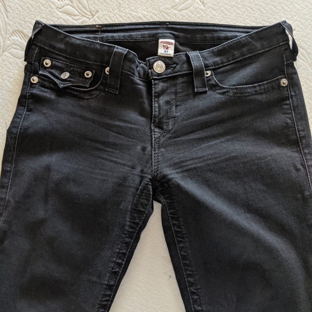 GUC True Religion stretch skinny flap jeans